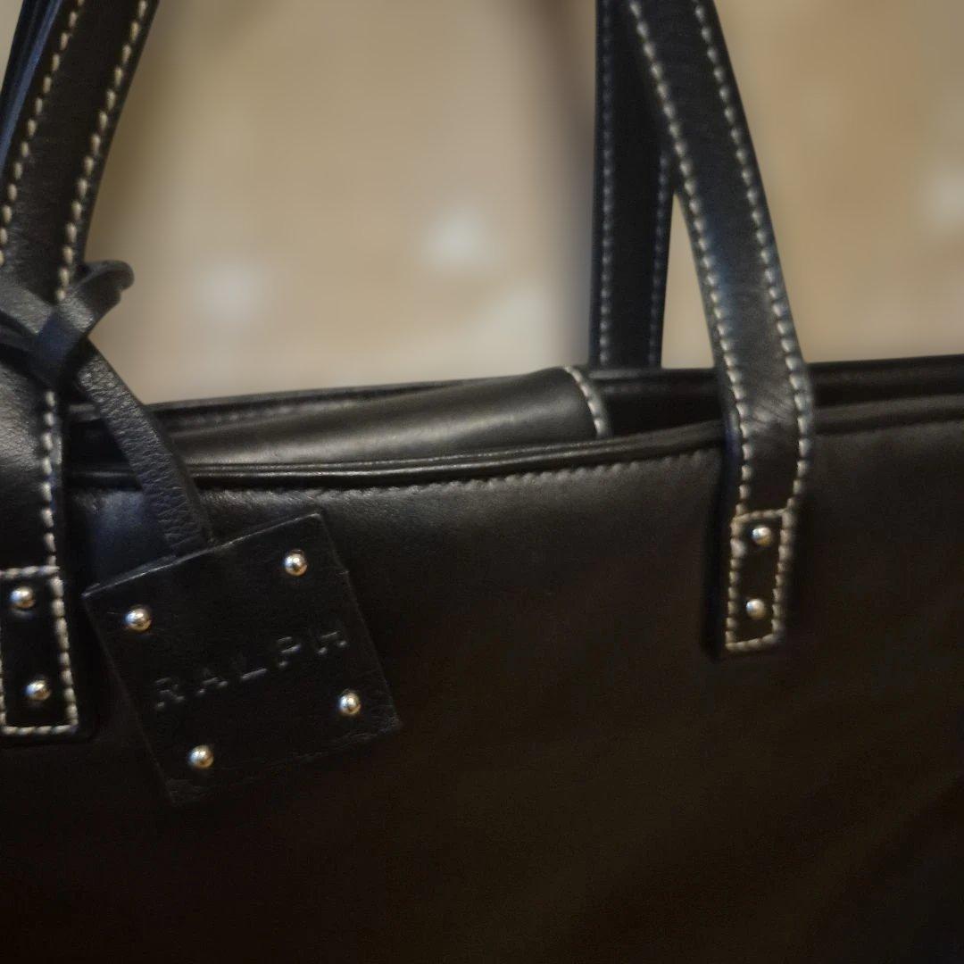 RALPH LAUREN リアルレザー トートバッグ