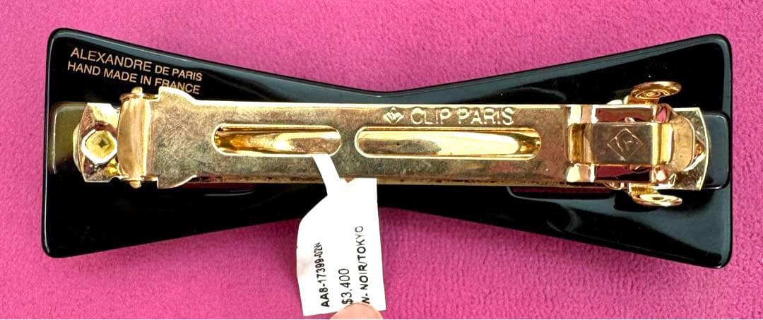 全新品 Alexandre de Paris アレクサンドルドゥパリ　バレッタ