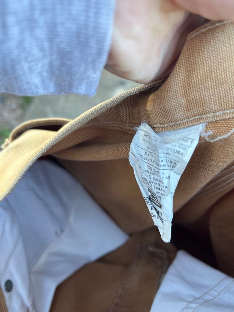 Carhartt ／ カーハート USA製 90s ユニオンメイド ダックパンツ