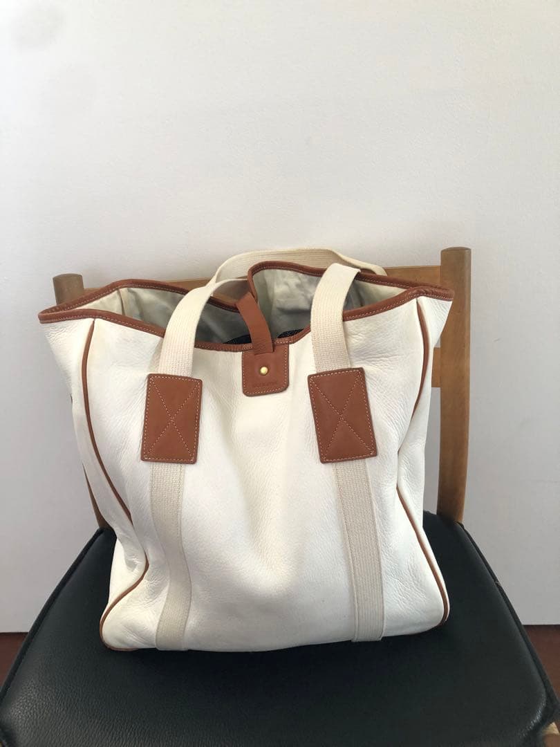 MOJITO　BIG GAME TOTE トートバッグ ホワイト