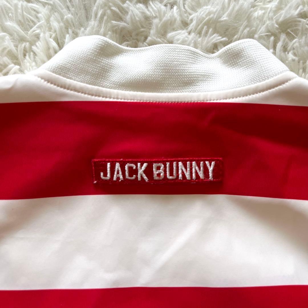 美品 Jack Bunny ゴルフ レディース ブルゾン ジャケット 白 L
