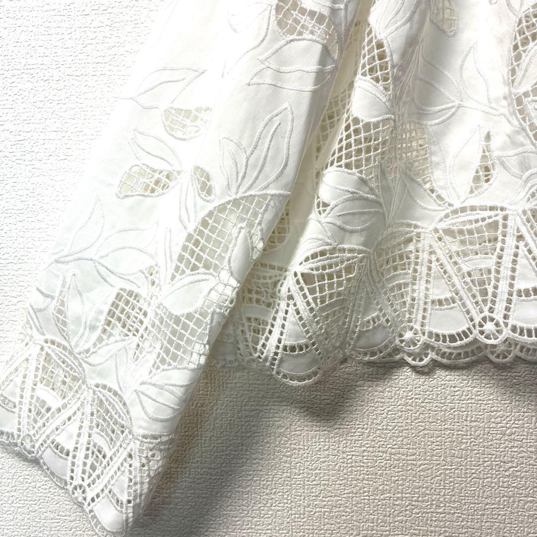 ADAM ET ROPÉ FEMM★新品エンブロイダリーレースシャツ刺繍レース