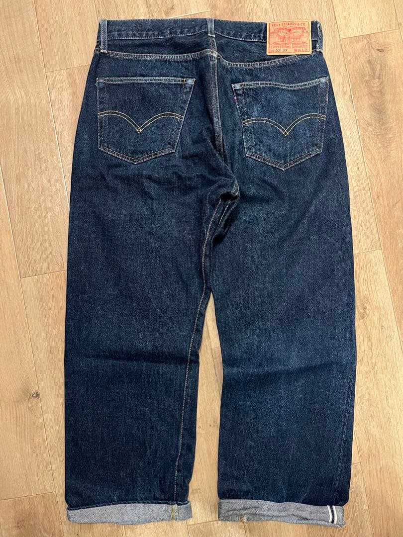 Levi's 501 XX ダークブルー ストレートデニム W36 L34