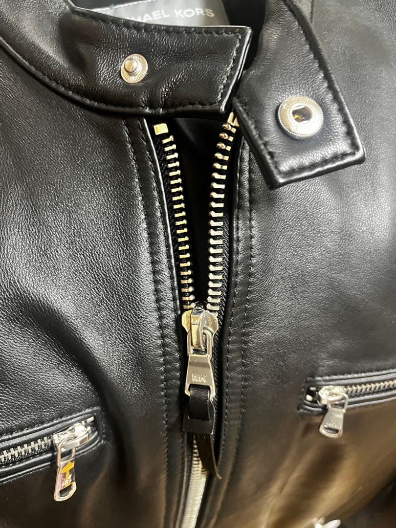 黒レザージャケット MICHEAL KORS