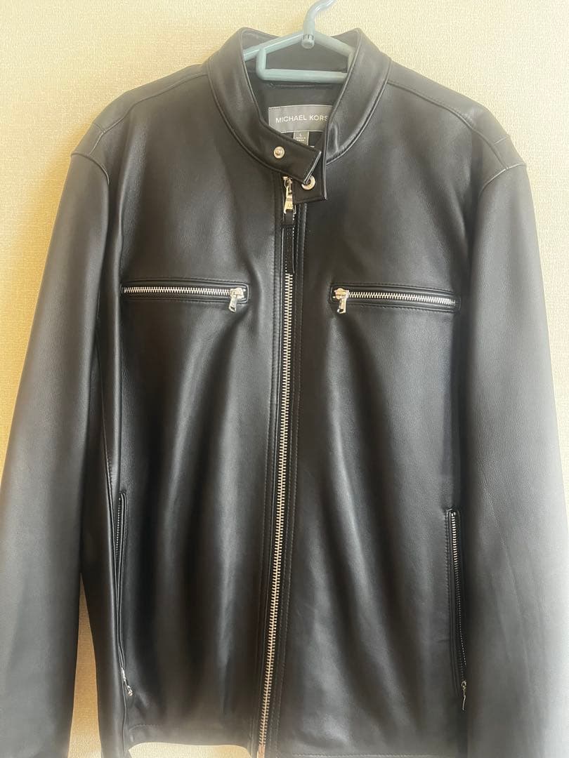 黒レザージャケット MICHEAL KORS