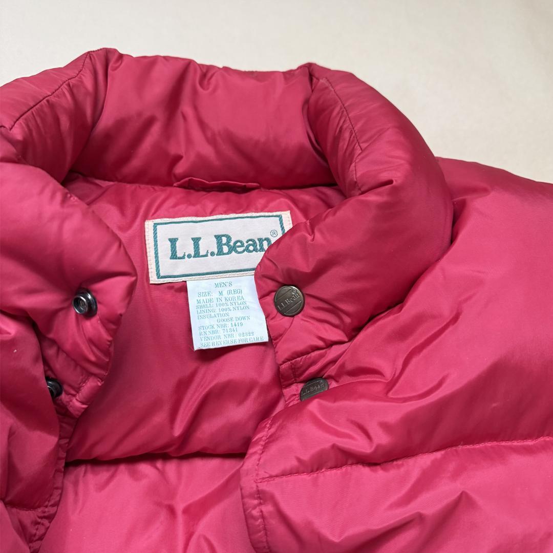 L.L.Bean 90s ダウンベスト 赤 M