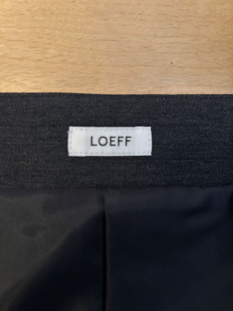 【LOEFF】ギャバキャミソールベスト　ロエフ　ジレ　ビスチェ