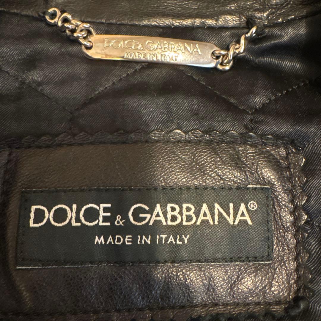 DOLCE & GABBANA ドルガバ レザージャケット