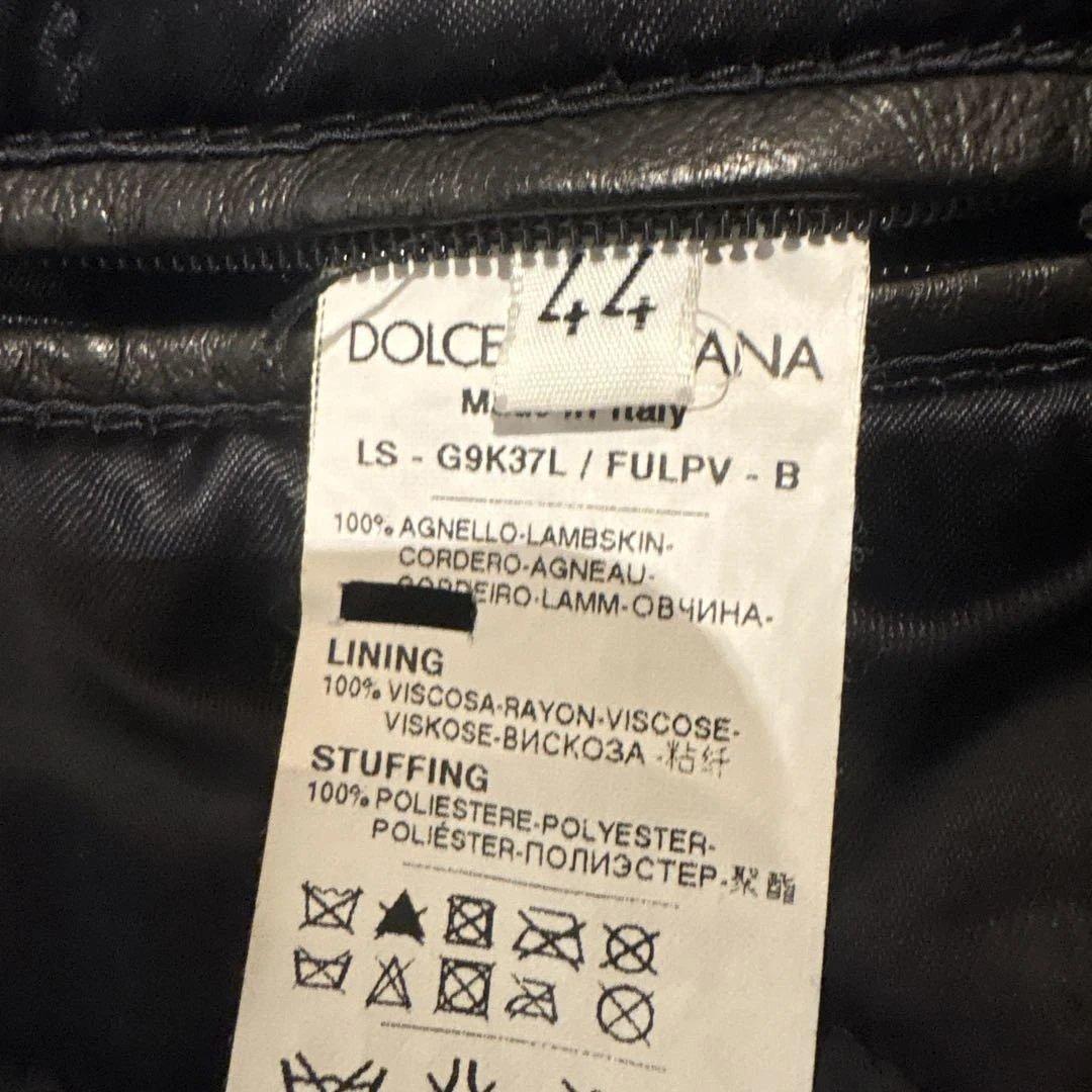 DOLCE & GABBANA ドルガバ レザージャケット