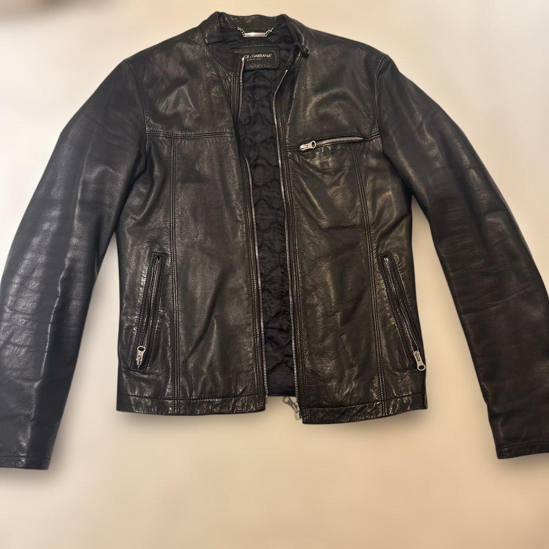 DOLCE & GABBANA ドルガバ レザージャケット