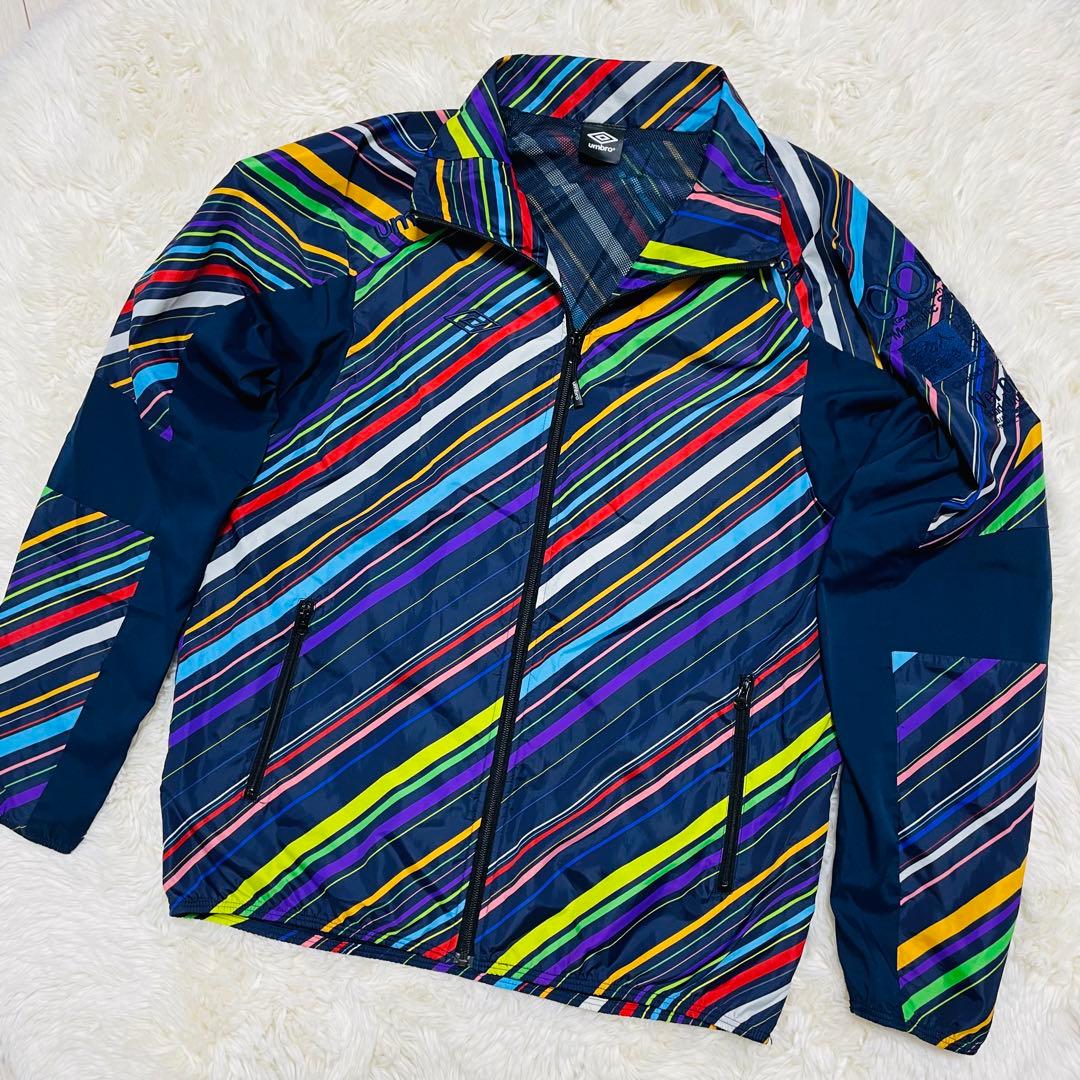 UMBRO アンブロ ウインドブレーカー 十壱人十壱色 マルチカラー 上下 L