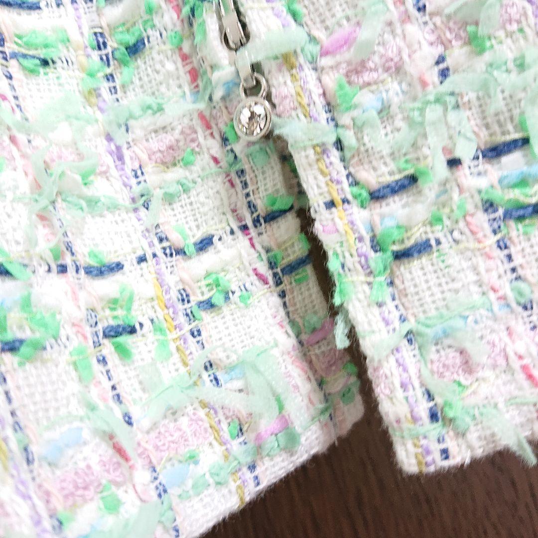 ひなぺんぎん TO BE CHIC カラーファンシーツイードワンピース