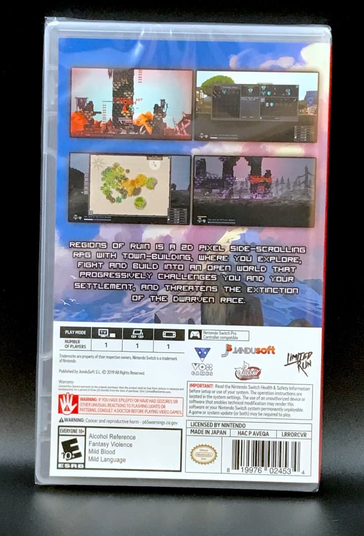 Regions of Ruin Switch 新品未開封