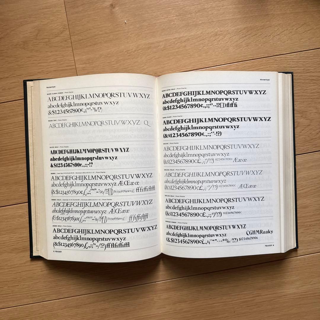モンセン 欧文書体大辞典