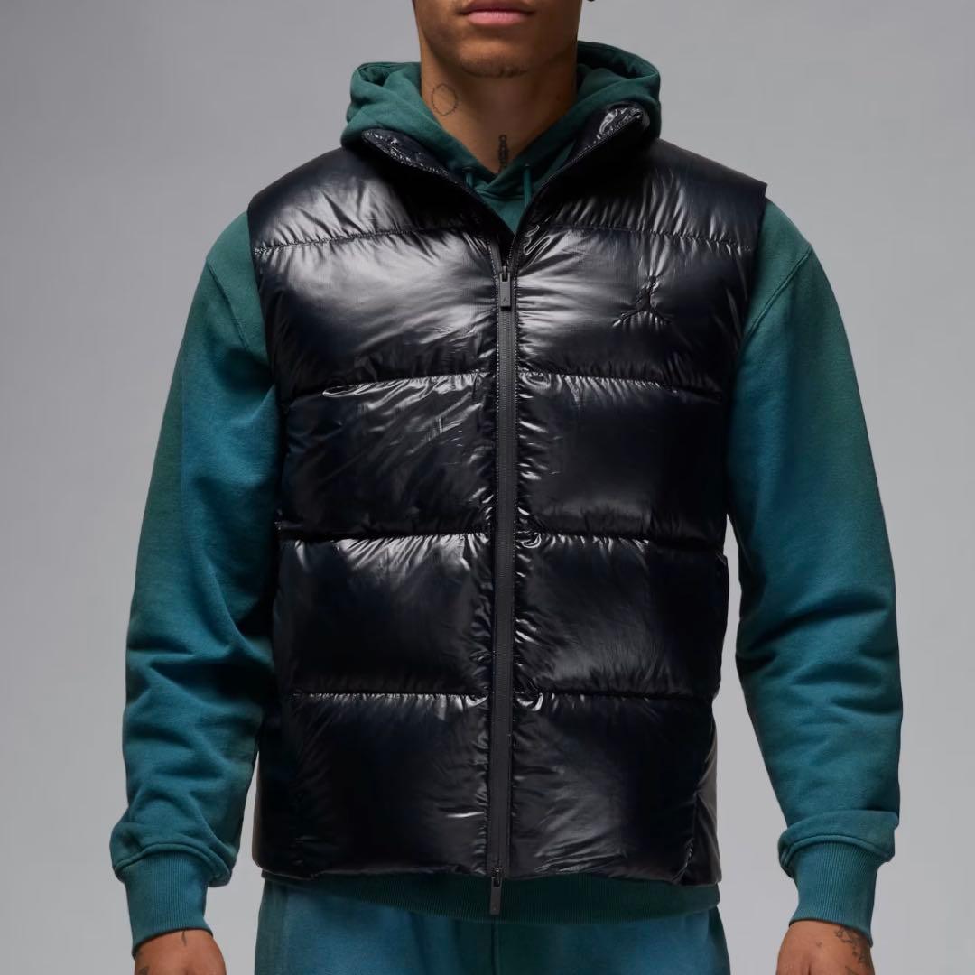ぜっとさん　NIKE JORDAN ジョーダン ダウンベスト ブラック Sサイズ