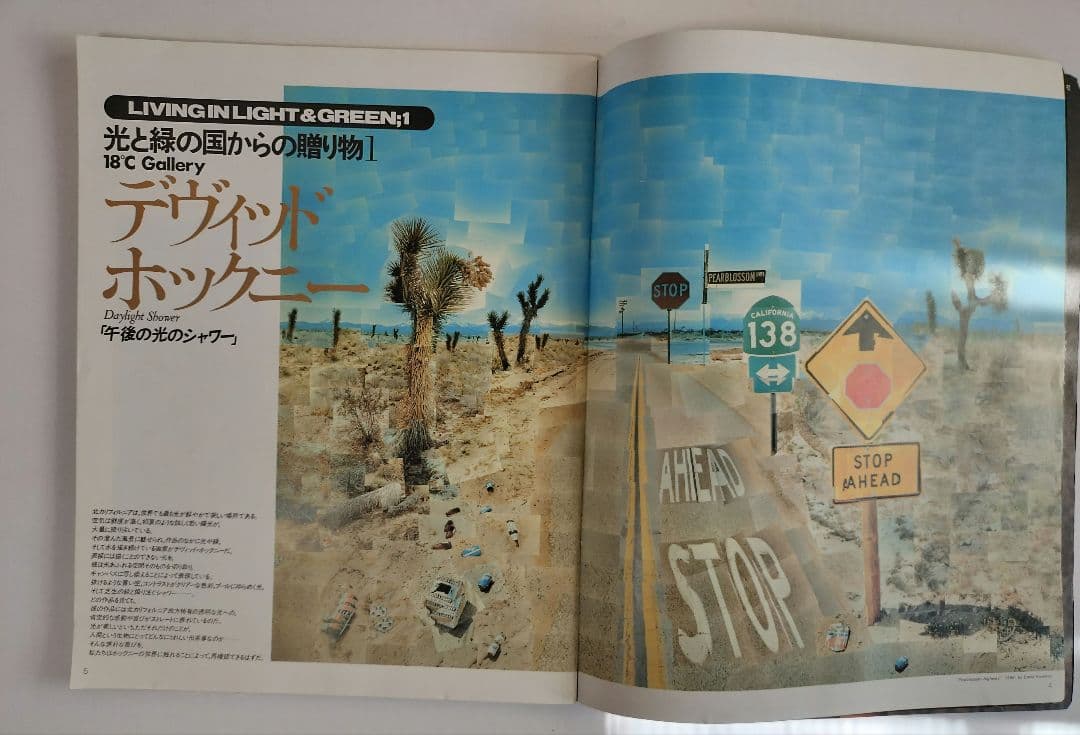 18℃ vol.3 1988.9 デヴィット・ホックニー 36年前