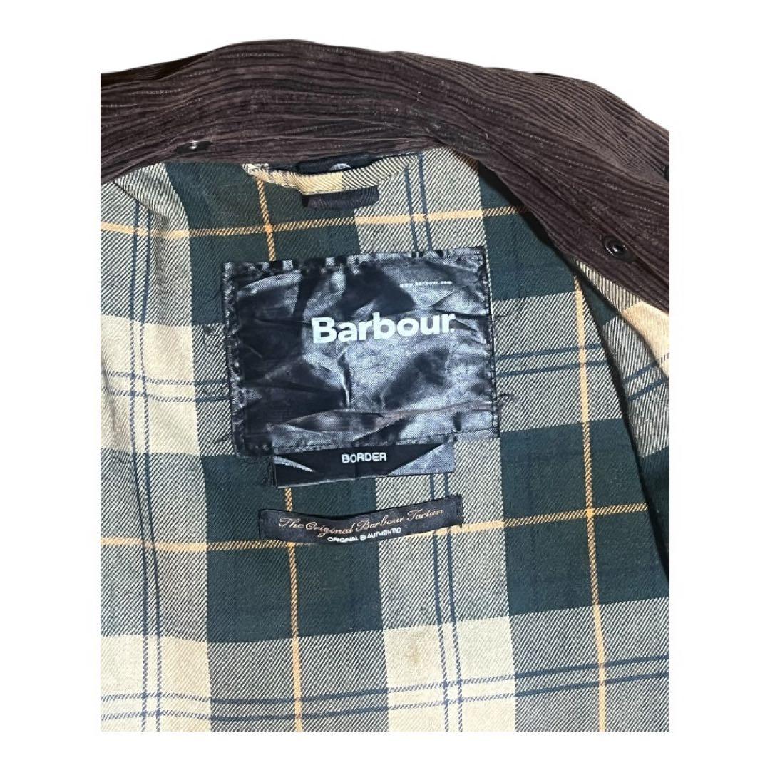 Barbour Border ジャケット オリーブグリーン
