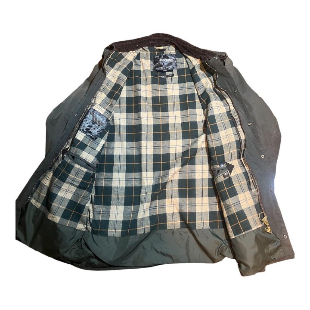 Barbour Border ジャケット オリーブグリーン