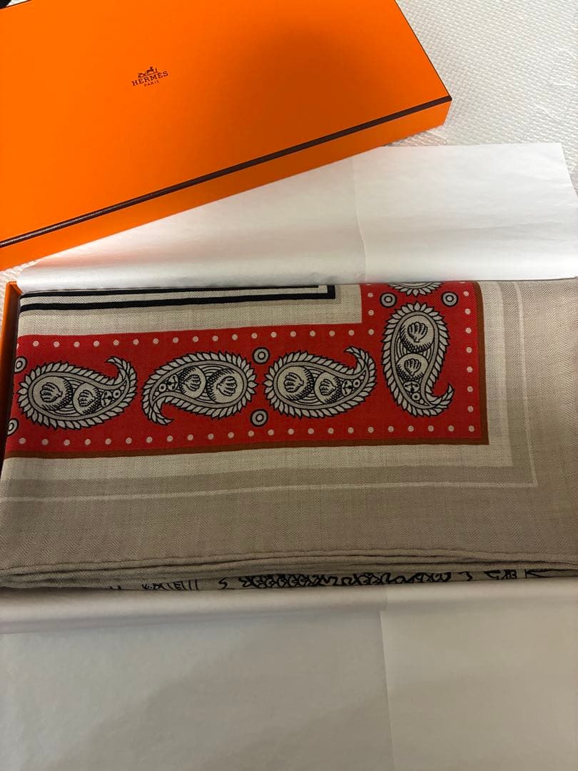 超美品！エルメス HERMES カシミヤ140 カレジェアン 船乗りのタトゥー