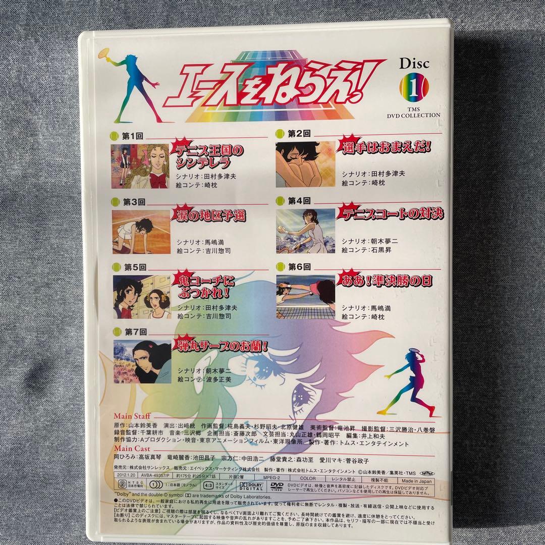 貴重DVD BOX４枚組『エースをねらえ！』アニメ　TV版