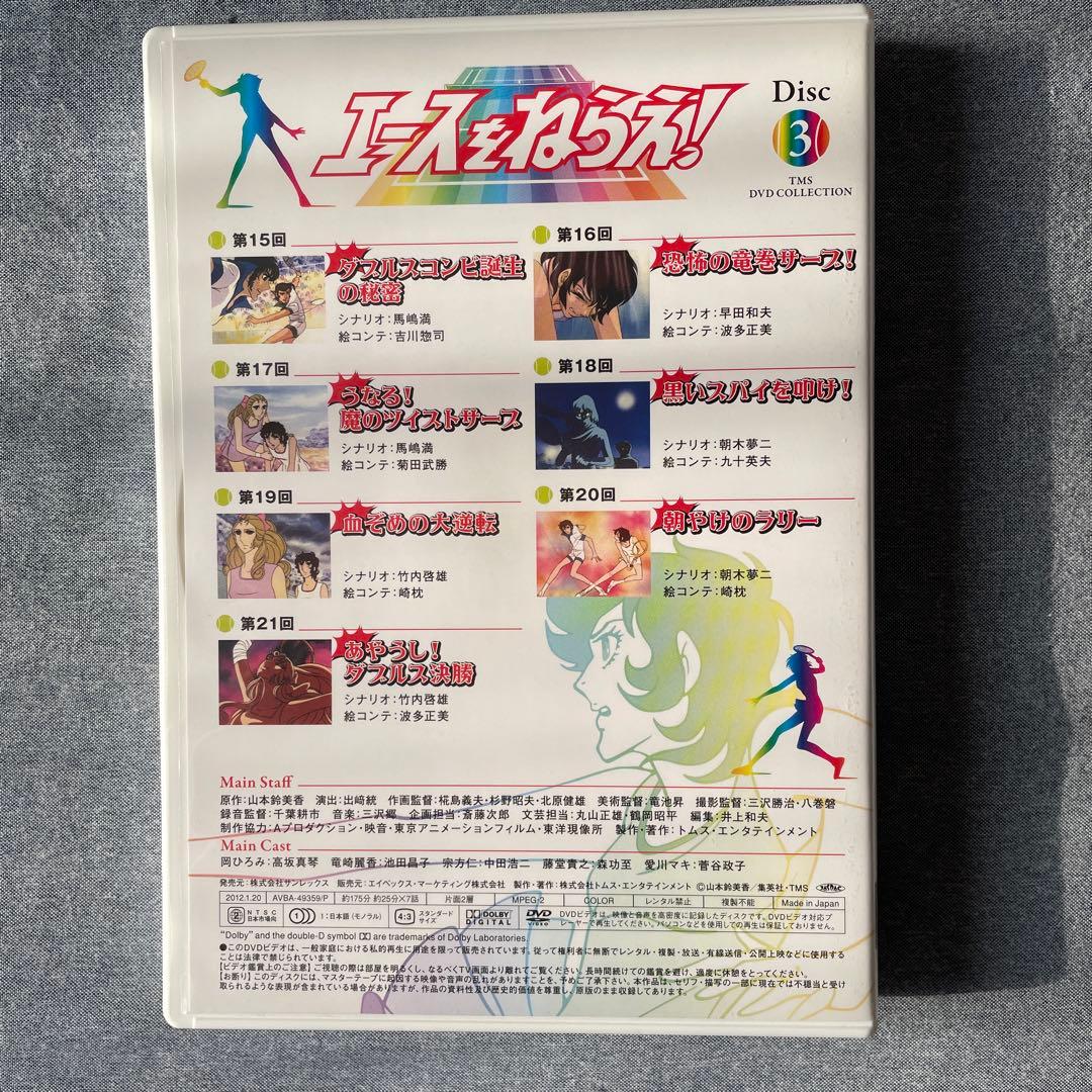 貴重DVD BOX４枚組『エースをねらえ！』アニメ　TV版