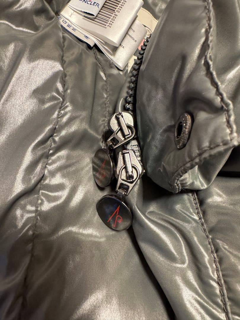 MONCLER GIDE モンクレール グレー ダウンベスト サイズ２