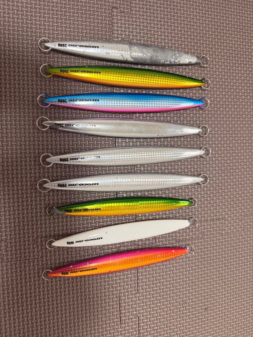 ウロコジグ 200g 160g 9個セット