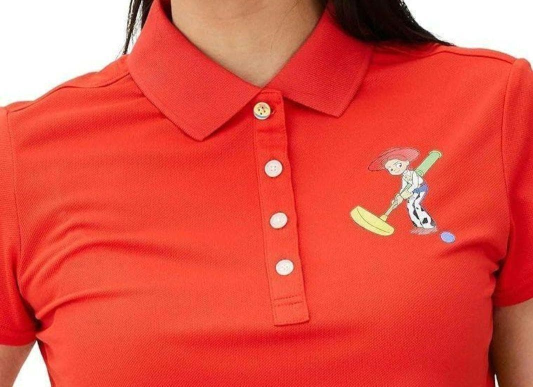 Callaway 春夏 トイストーリー 新品 コラボ 赤 ゴルフ 半袖 スポーツ
