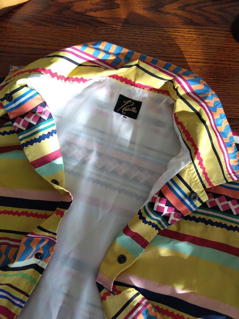 Needles×BEAMS BOYネイティブ柄コーチジャケット
