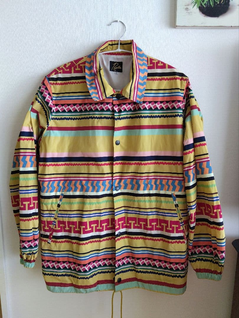 Needles×BEAMS BOYネイティブ柄コーチジャケット