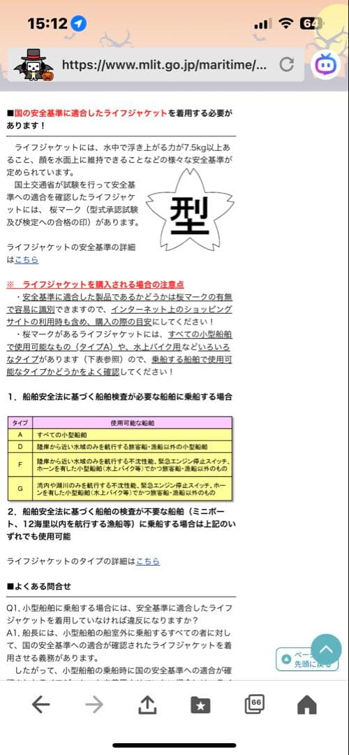 89TERA ライフジャケット 腰巻きタイプ