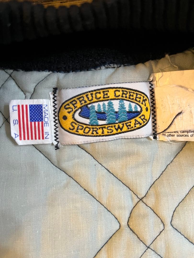 SPRUCE CREEK SPORTSWEAR キルティングベストUSA製