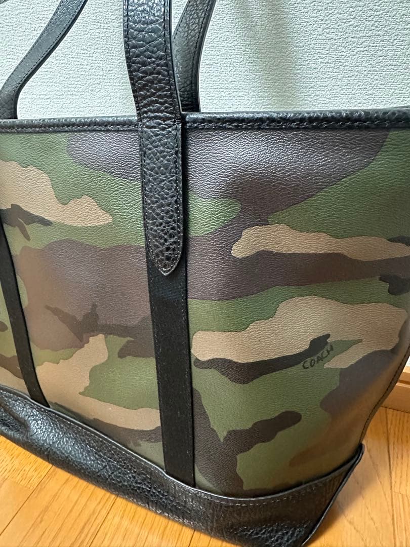 COACH コーチ　トートバッグ　カモフラ　迷彩