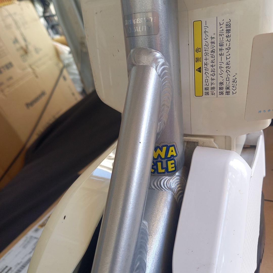 ともさん専用　ブリヂストン充電　電動アシスタワゴン三輪車 シルバー