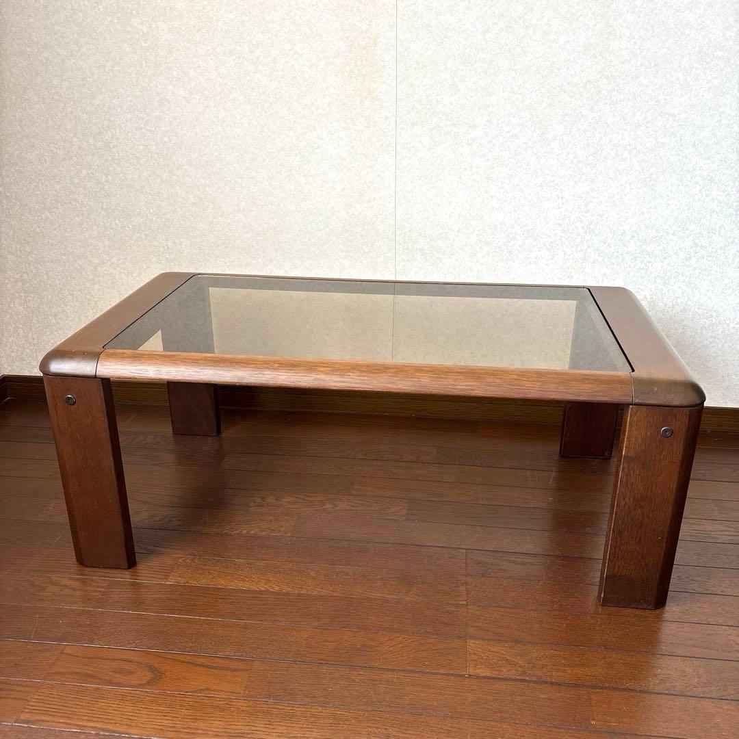 【良品】maruni センターテーブル ガラステーブル ローテーブル