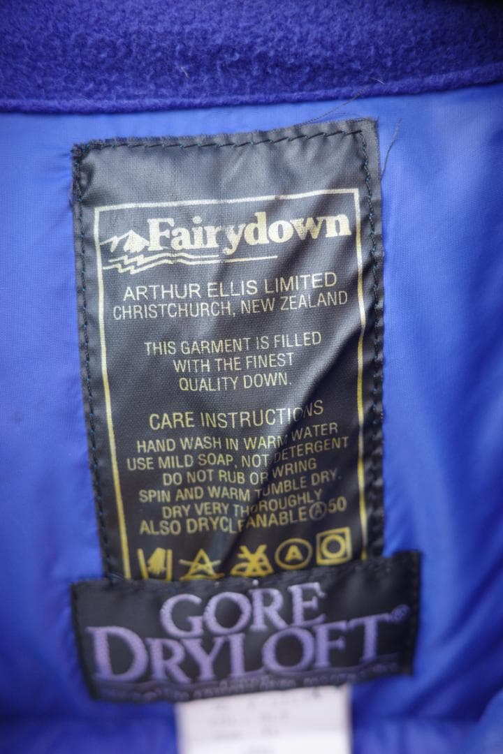 Fairydown ダウンベスト XL GORE DRYLOFT