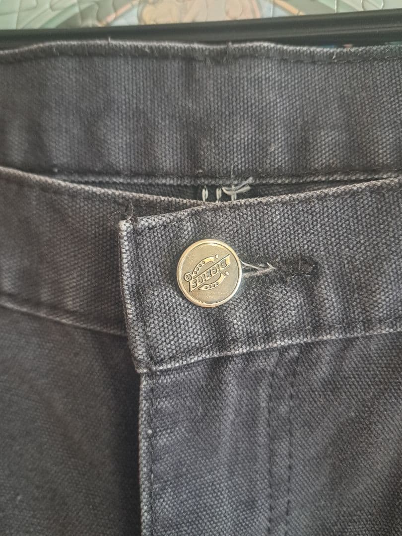 ぺ*ぬ様 00s　Dickies　ダック地　黒ペインターパンツ