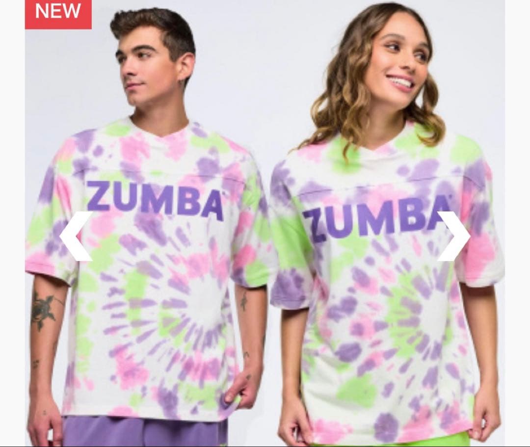 その他 ZUMBA Pastel Unisex Long Oversized Tee