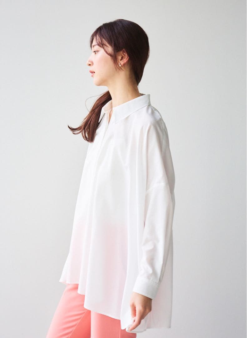 【美品】LOUNIE チュニックボリュームシャツ