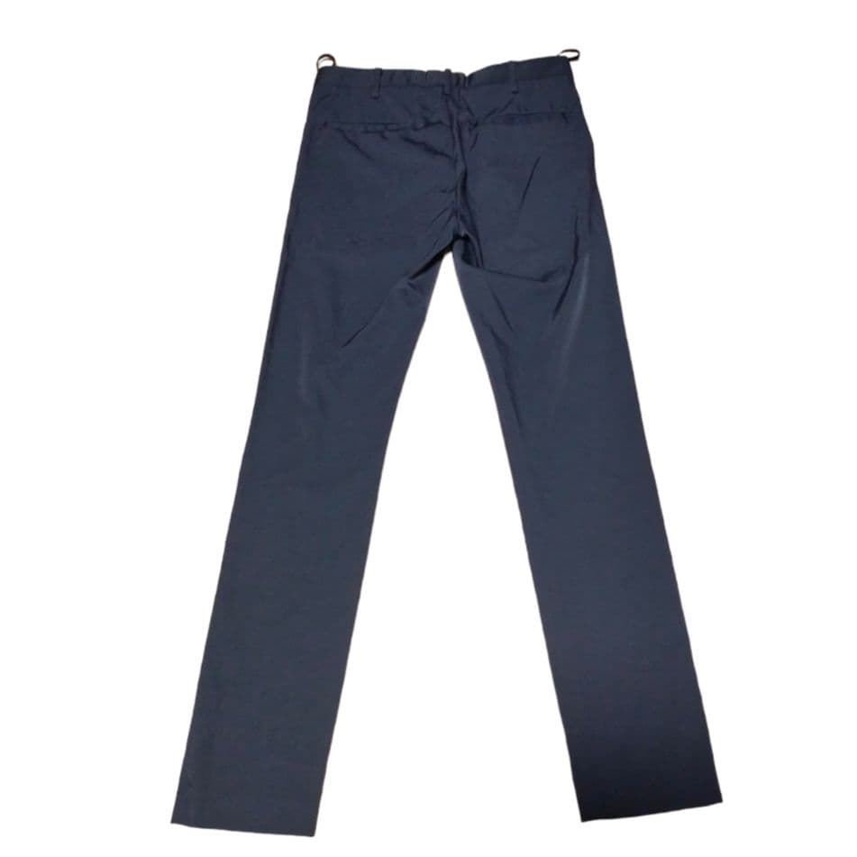 HELMUT LANG ヘルムートラング ナイロン スラックス パンツ ネイビー