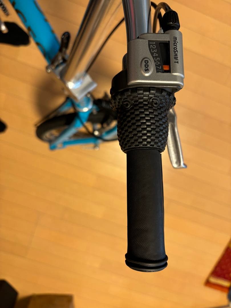 PEUGEOT 折りたたみ自転車 青