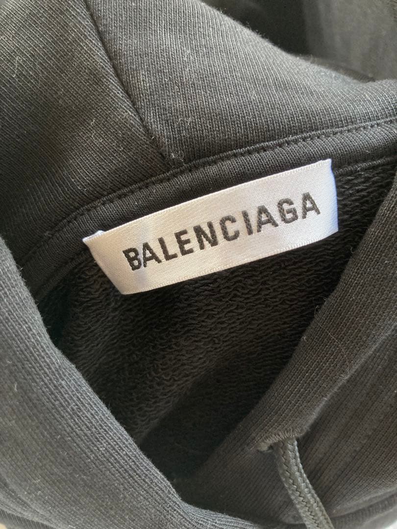 Balenciaga パーカー　フーディ　バックロゴ