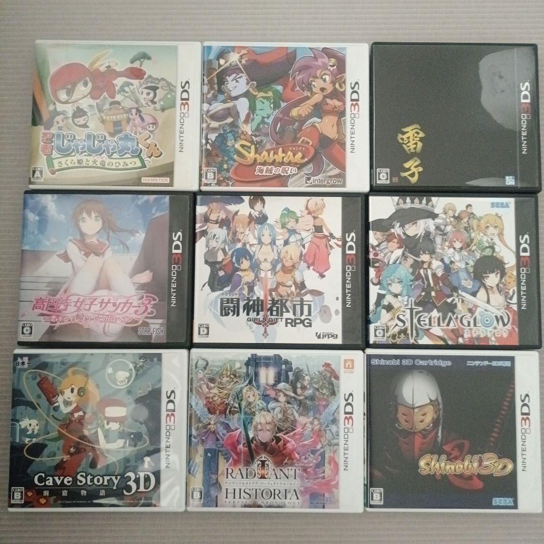 3DS/DSソフト　35本セット 洞窟物語　闘神都市　忍　高円寺サッカー３　他
