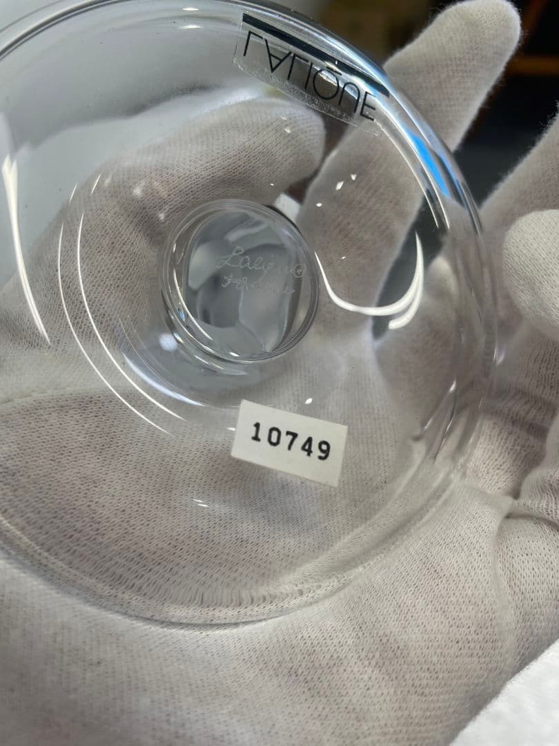 LALIQUE 鳩　リングトレイ　置物　小物入れ