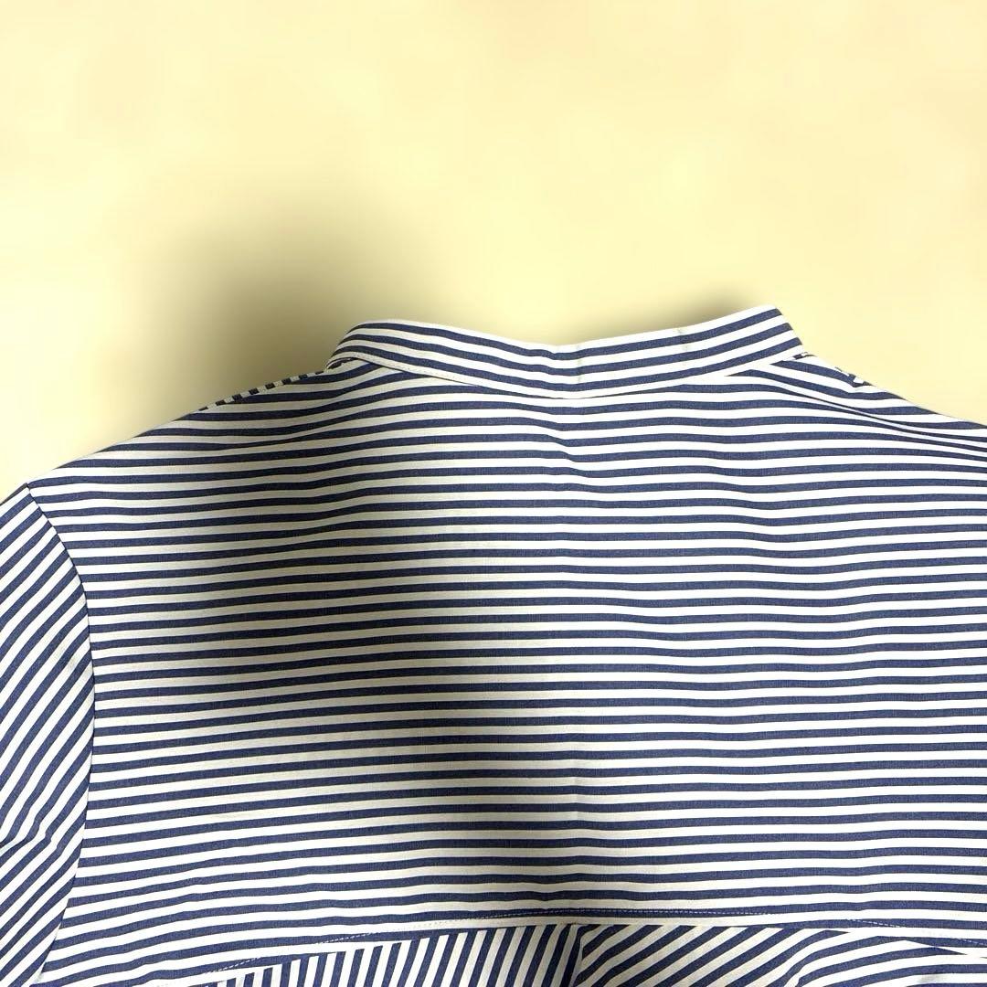 【極美品】PLSTプラステ ティアード ブラウス ストライプ S M相当 完売品