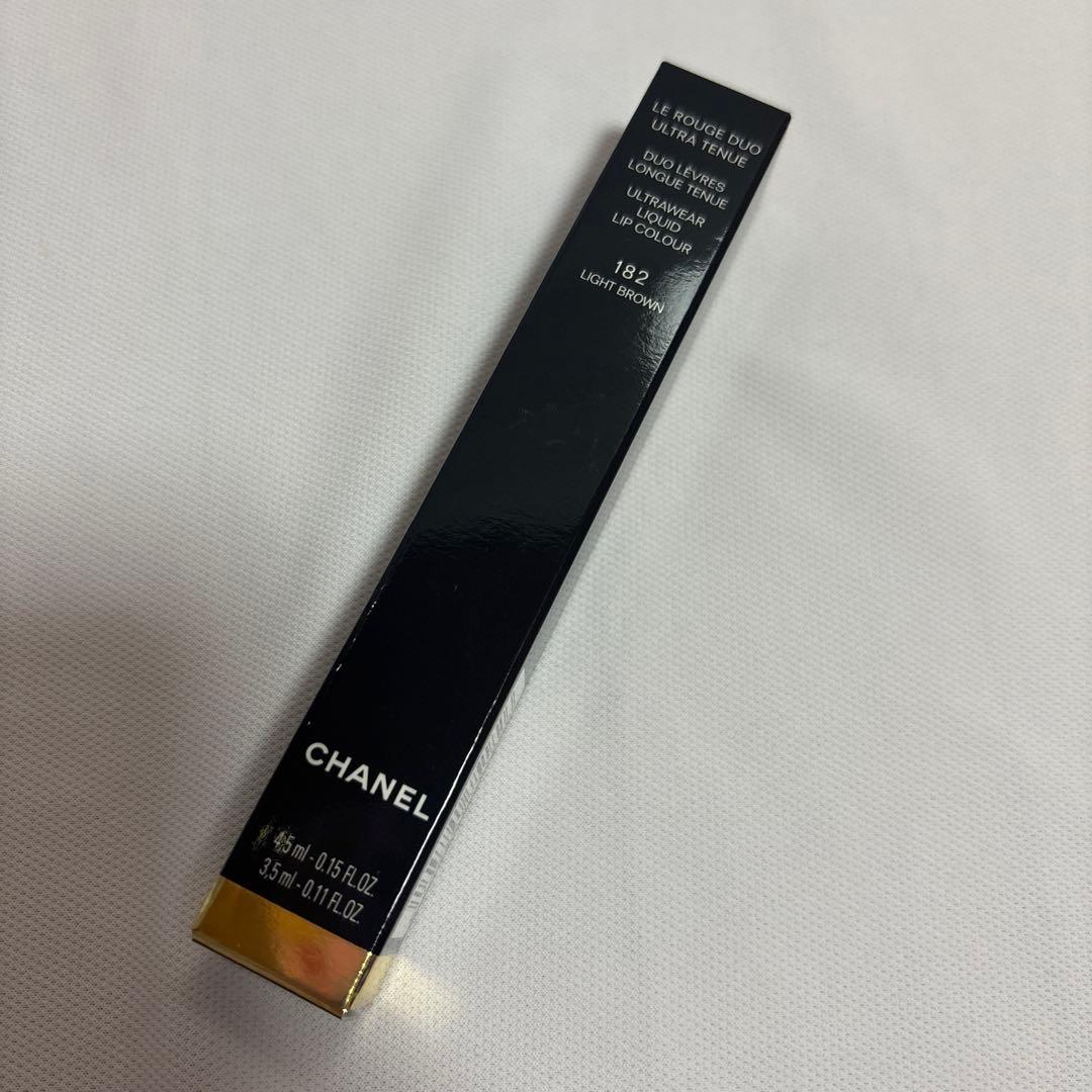CHANEL ルージュ デュオ ウルトラ トゥニュ 182ライトブラウン 新品