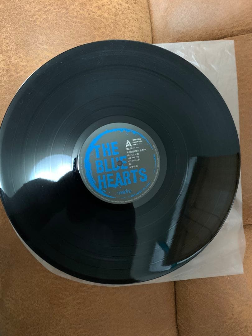 【希少】THE BLUE HEARTS 初回段ボールジャケット MEL20 LP