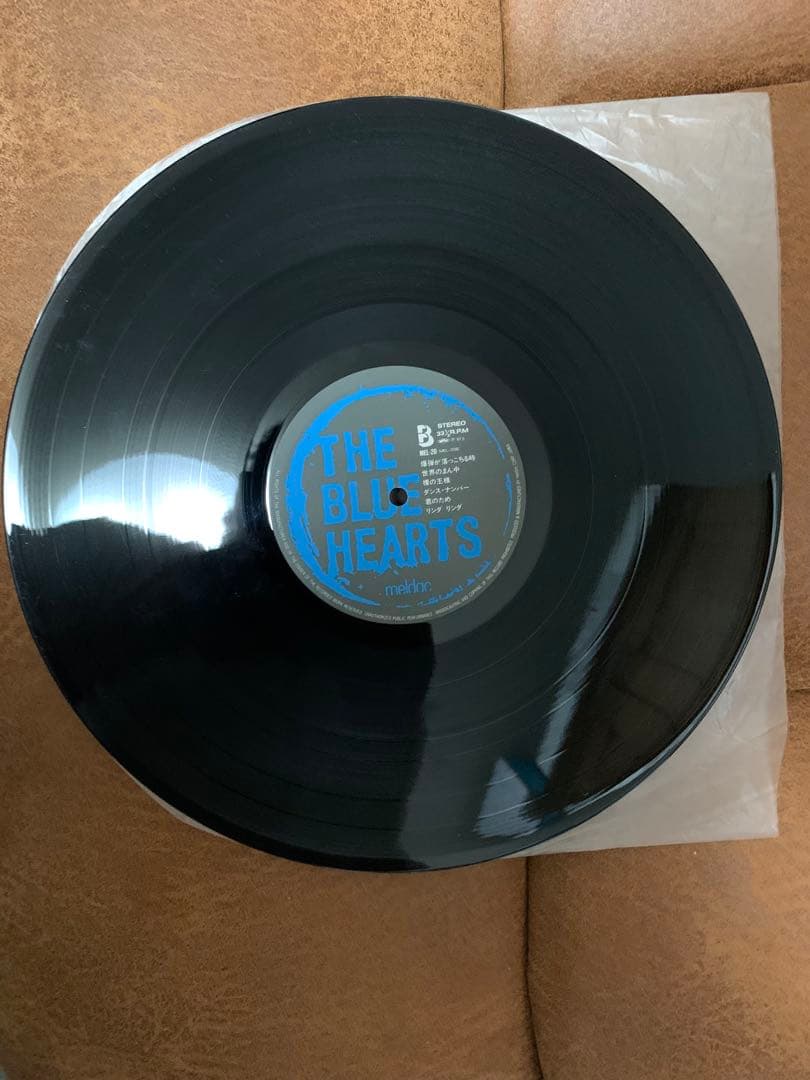 【希少】THE BLUE HEARTS 初回段ボールジャケット MEL20 LP