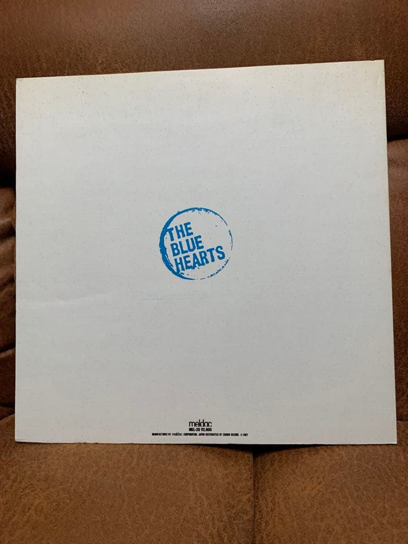 【希少】THE BLUE HEARTS 初回段ボールジャケット MEL20 LP