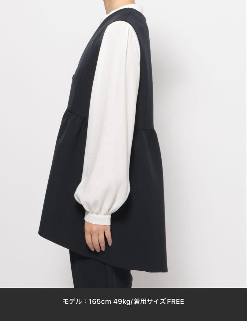 ◎ぴいちゃん LEPSIM Wクロス切り替えベスト 今期新品 試着のみ